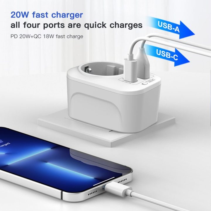 Adapteris USB baltas TA100