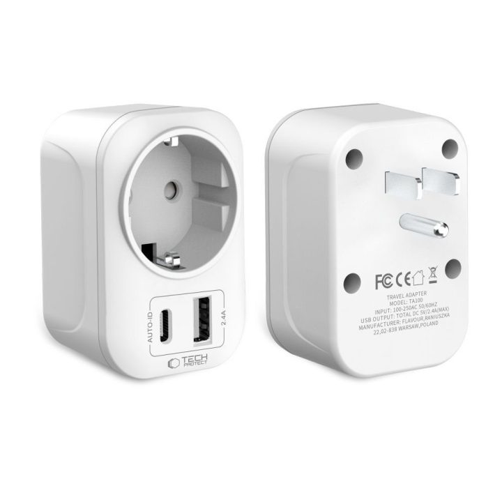 Adapteris USB baltas TA100