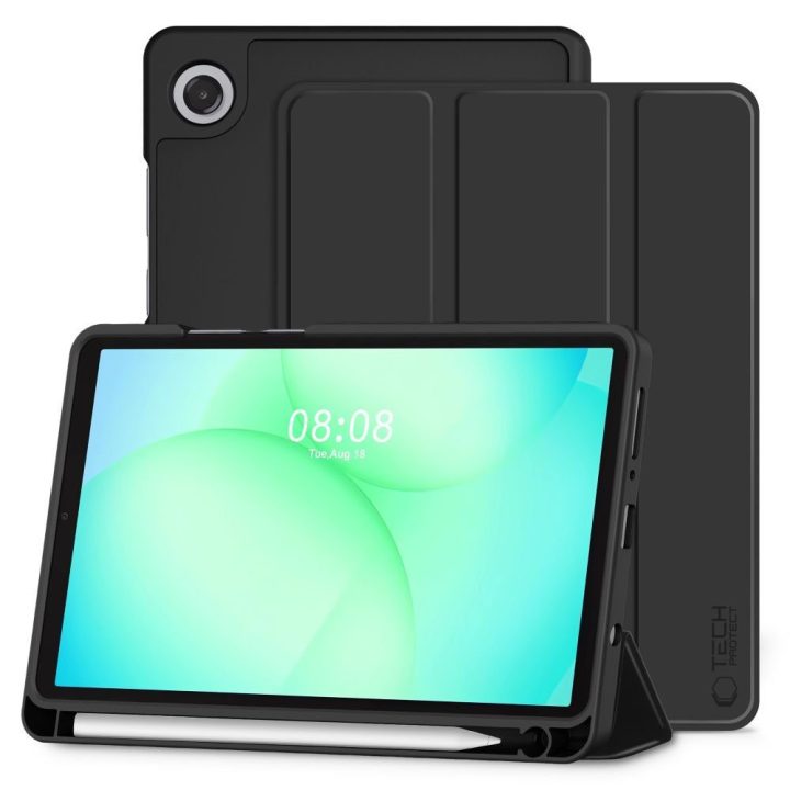 Samsung Galaxy Tab A9 / A11 8.7 dėklas su rašiklio vieta TechProtect