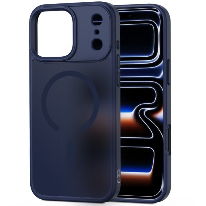 iPhone 17 Pro dėklas tamsiai mėlynas MagMat