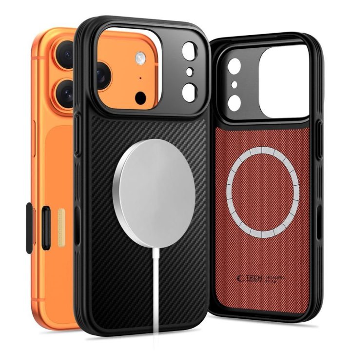 iPhone 17 Pro Max dėklas su MagSafe Kevlar Aramid