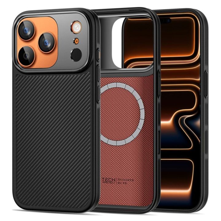 iPhone 17 Pro Max dėklas su MagSafe Kevlar Aramid