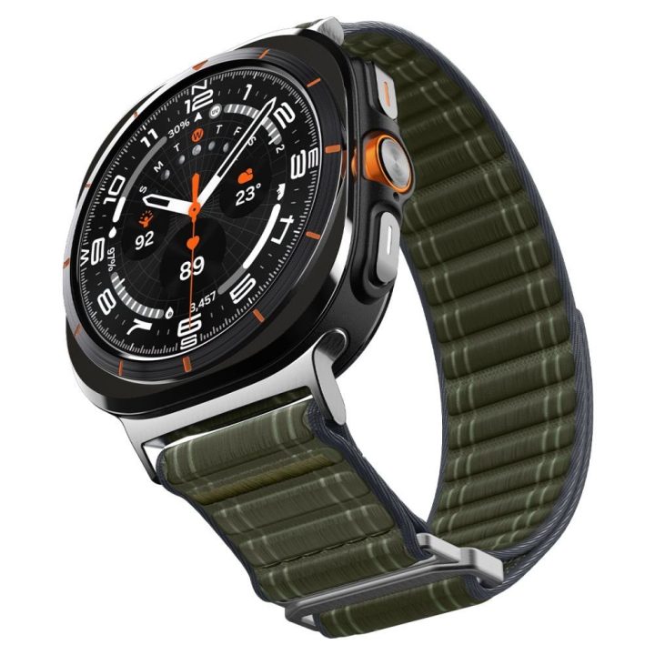 Dirželis Samsung Galaxy Watch Ultra 47 mm žalias Spigen