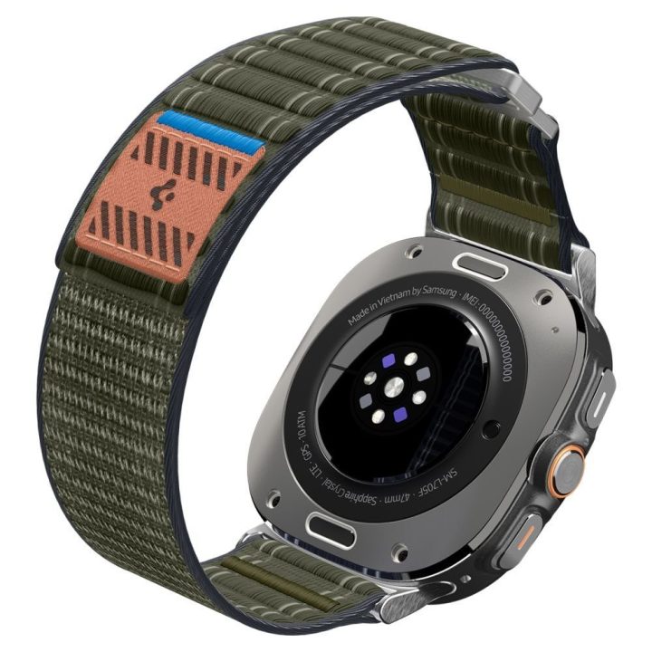 Dirželis Samsung Galaxy Watch Ultra 47 mm žalias Spigen