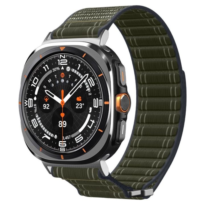 Dirželis Samsung Galaxy Watch Ultra 47 mm žalias Spigen