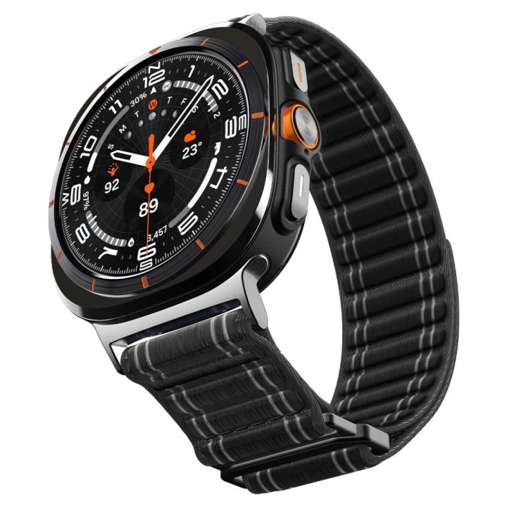 Dirželis laikrodžiui Samsung Galaxy Watch Ultra 47 mm juodas Spigen