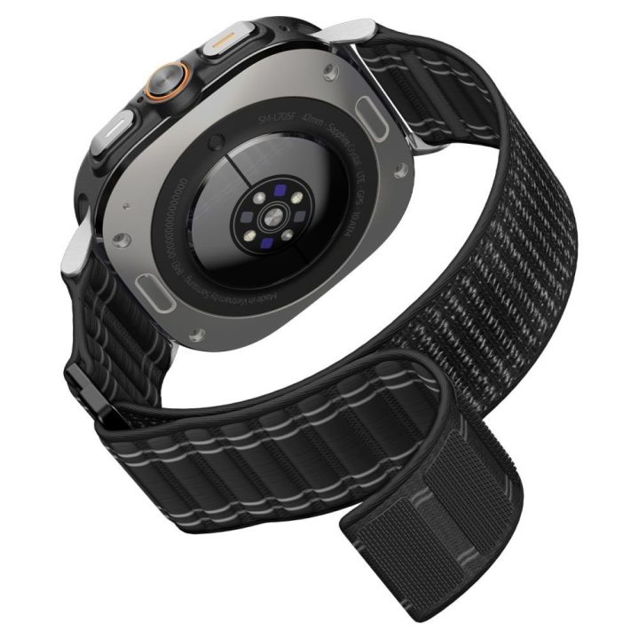 Dirželis laikrodžiui Samsung Galaxy Watch Ultra 47 mm juodas Spigen