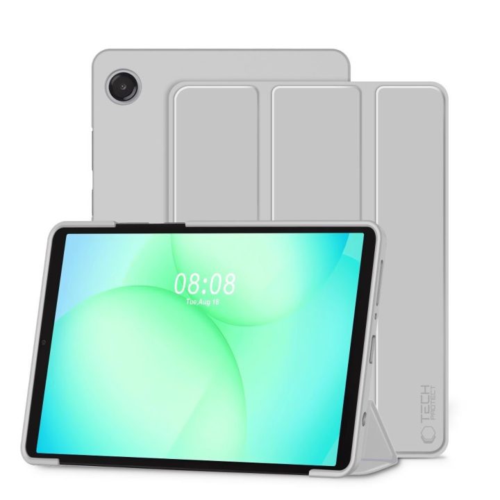 Samsung Galaxy Tab A9 / A11 8.7 dėklas pilkas TechProtect
