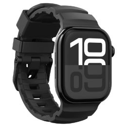 Dirželis Apple Watch 44 / 45 / 46 / 49 mm juodas Spigen