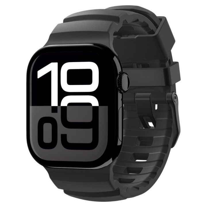 Dirželis Apple Watch 44 / 45 / 46 / 49 mm juodas Spigen