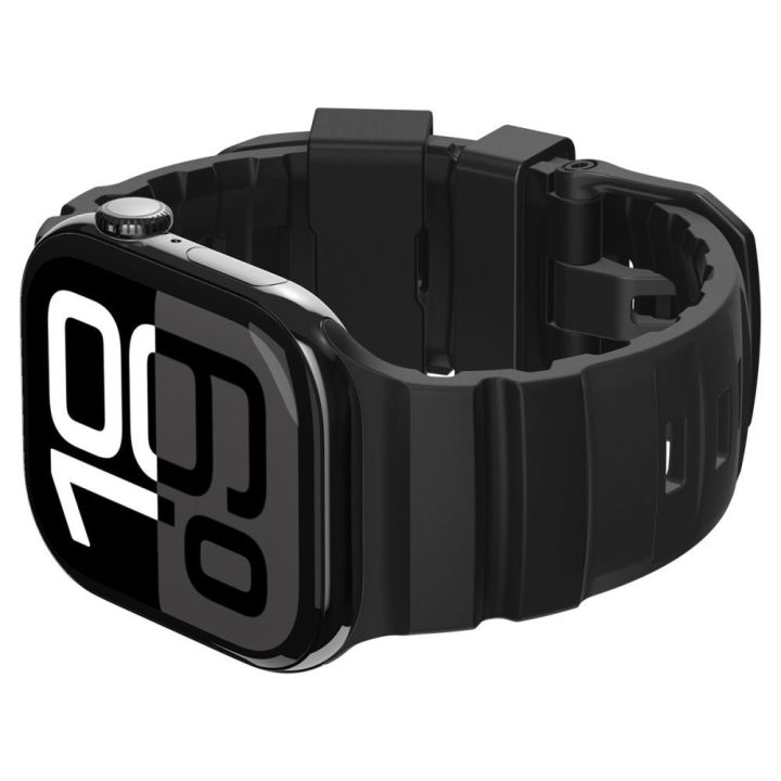 Dirželis Apple Watch 44 / 45 / 46 / 49 mm juodas Spigen