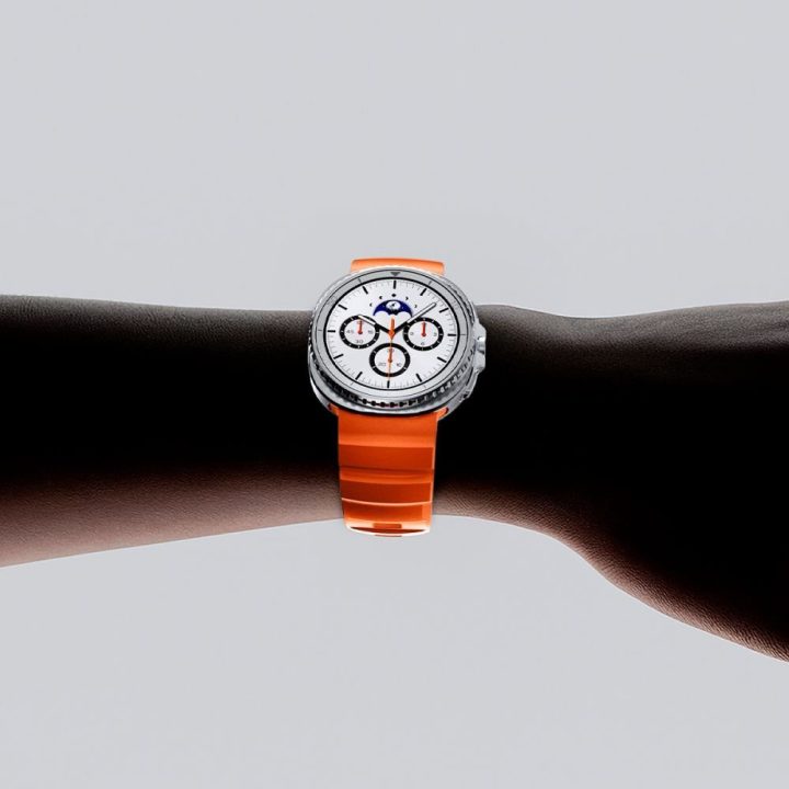 Dirželis Samsung Galaxy Watch 40/44/46 mm oranžinis Spigen