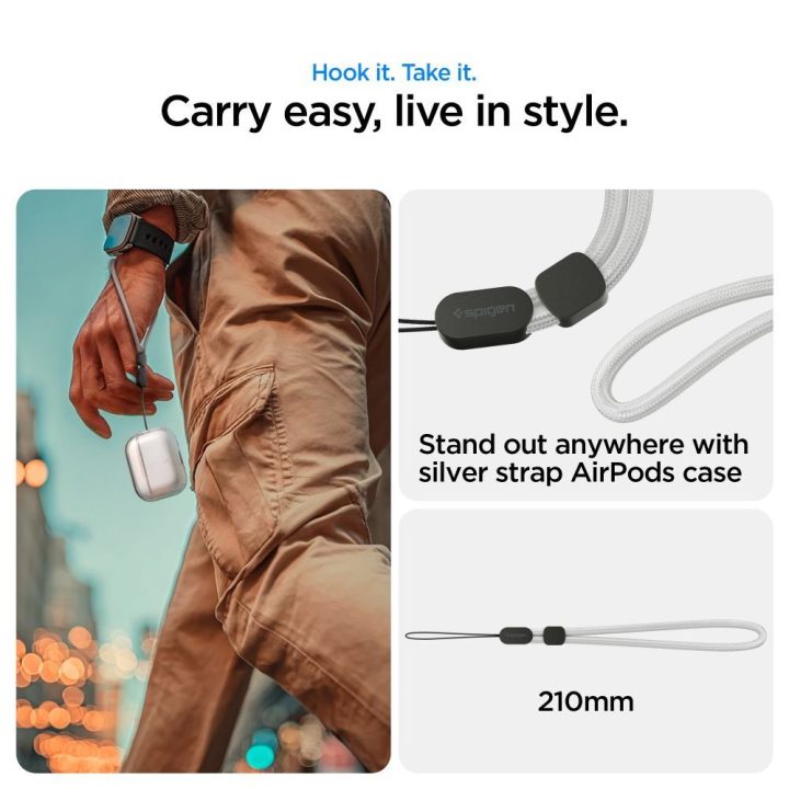 AirPods Pro 3 dėklas skaidrus Spigen