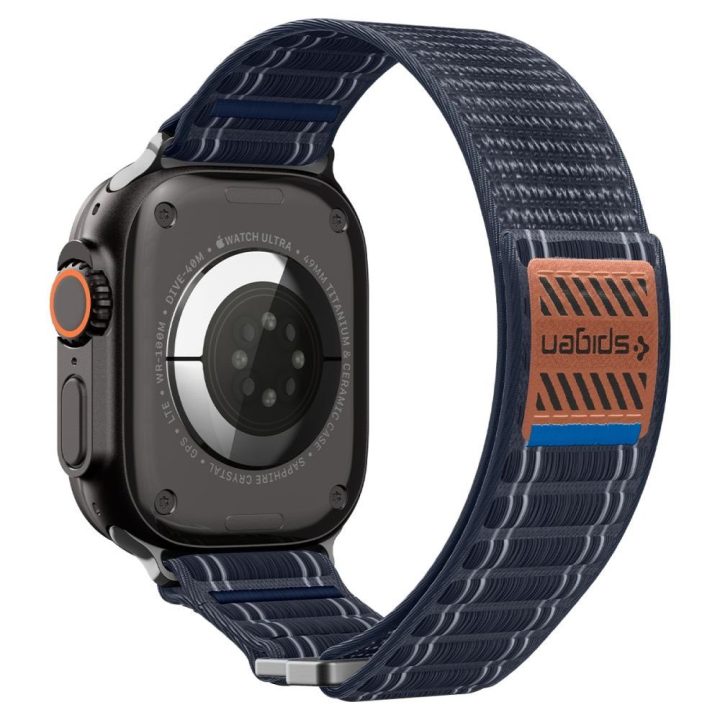 Dirželis Apple Watch 44 / 45 / 46 / 49 mm tamsiai mėlynas Spigen