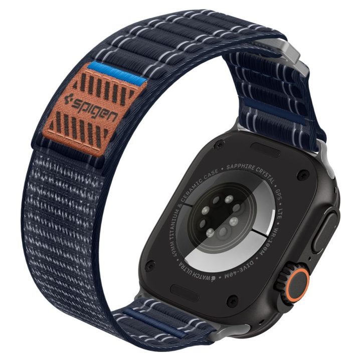 Dirželis Apple Watch 44 / 45 / 46 / 49 mm tamsiai mėlynas Spigen