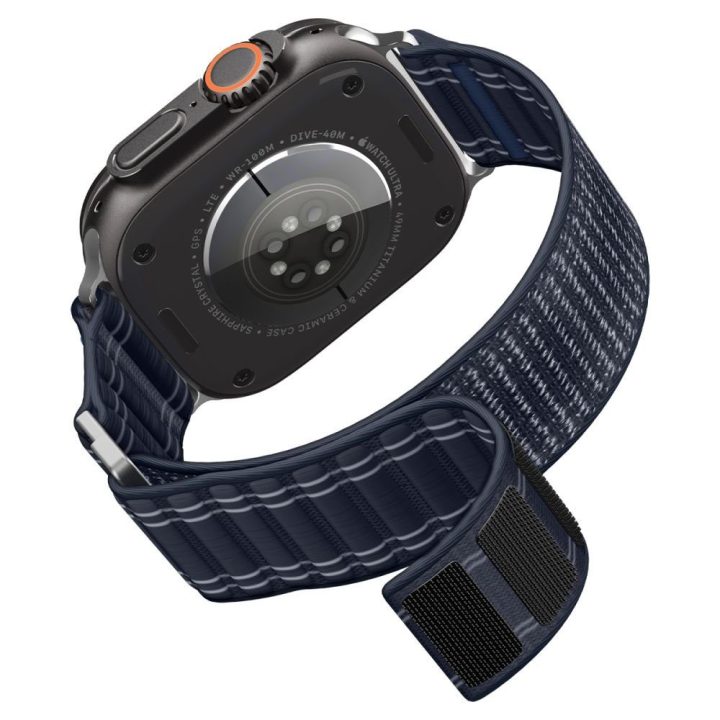 Dirželis Apple Watch 44 / 45 / 46 / 49 mm tamsiai mėlynas Spigen
