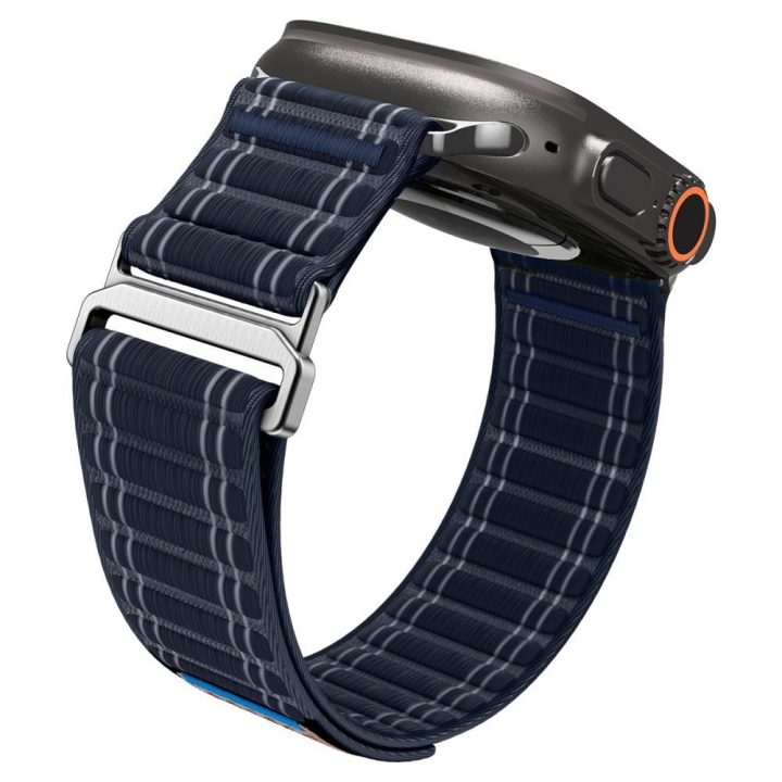 Dirželis Apple Watch 44 / 45 / 46 / 49 mm tamsiai mėlynas Spigen