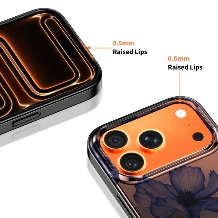 iPhone 17 Pro dėklas rudas violetinis Lamano