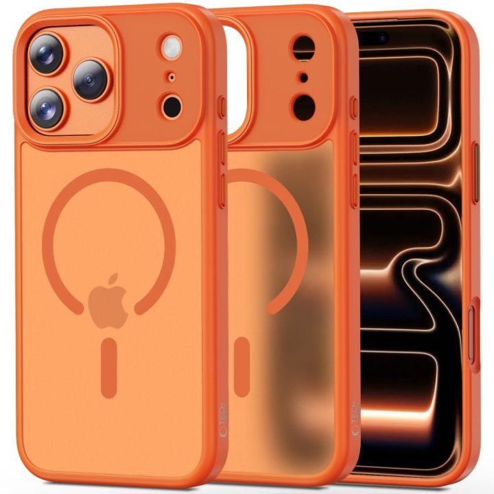 iPhone 17 Pro dėklas oranžinis MagMat