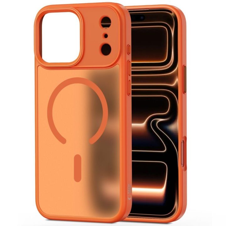 iPhone 17 Pro dėklas oranžinis MagMat