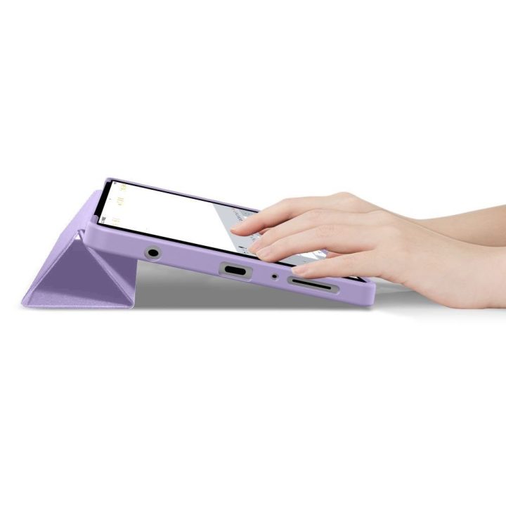 Samsung Galaxy Tab A9 / A11 8.7 dėklas violetinis TechProtect