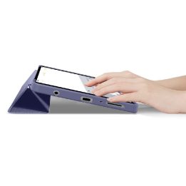 Samsung Galaxy Tab A9 / A11 8.7 dėklas navy blue TechProtect
