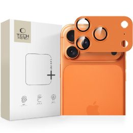 iPhone 17 Pro Max kameros stikliukas oranžinis Camfull