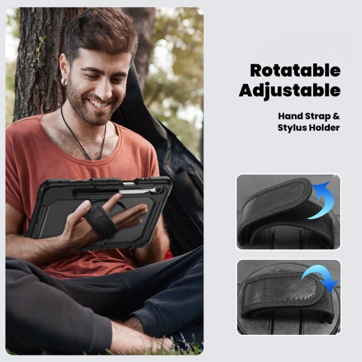Samsung Galaxy Tab S11 11.0 dėklas juodas Solid Case