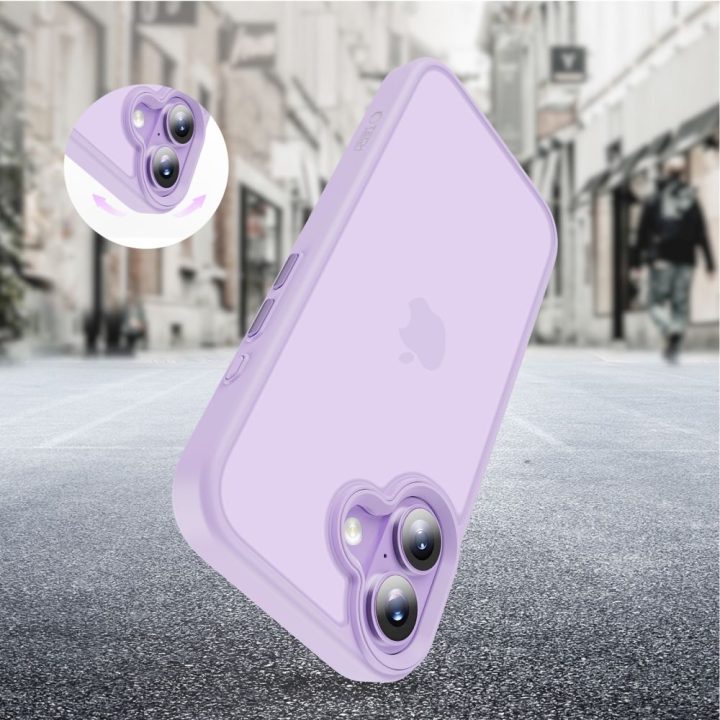 iPhone 17 telefono dėklas violetinis MagMat