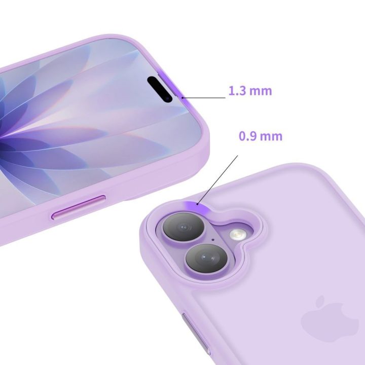 iPhone 17 telefono dėklas violetinis MagMat