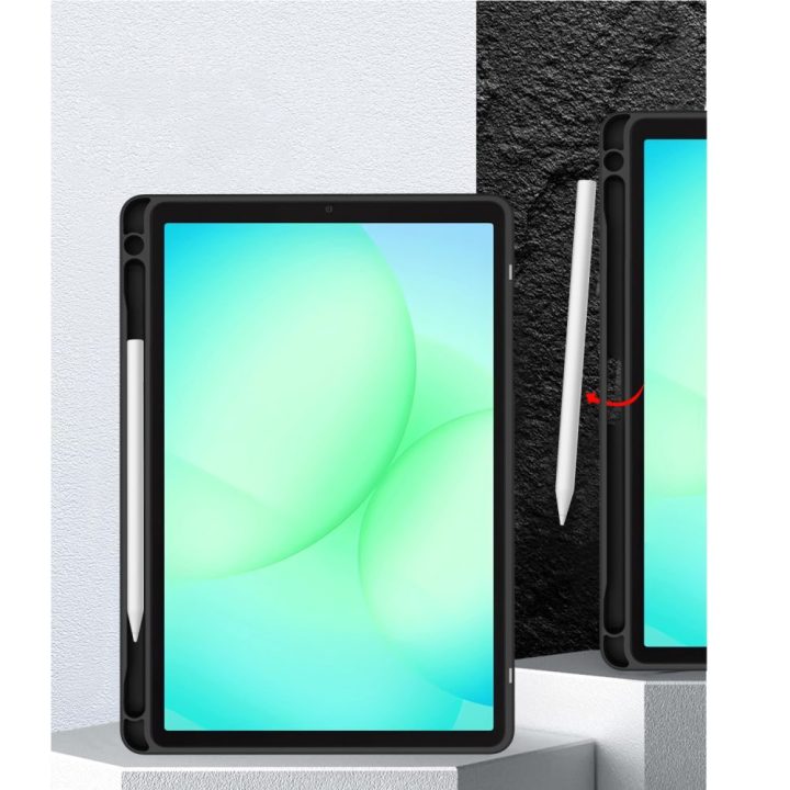 Samsung Galaxy Tab A9 / A11 8.7 dėklas juodas SC Pen Hybrid