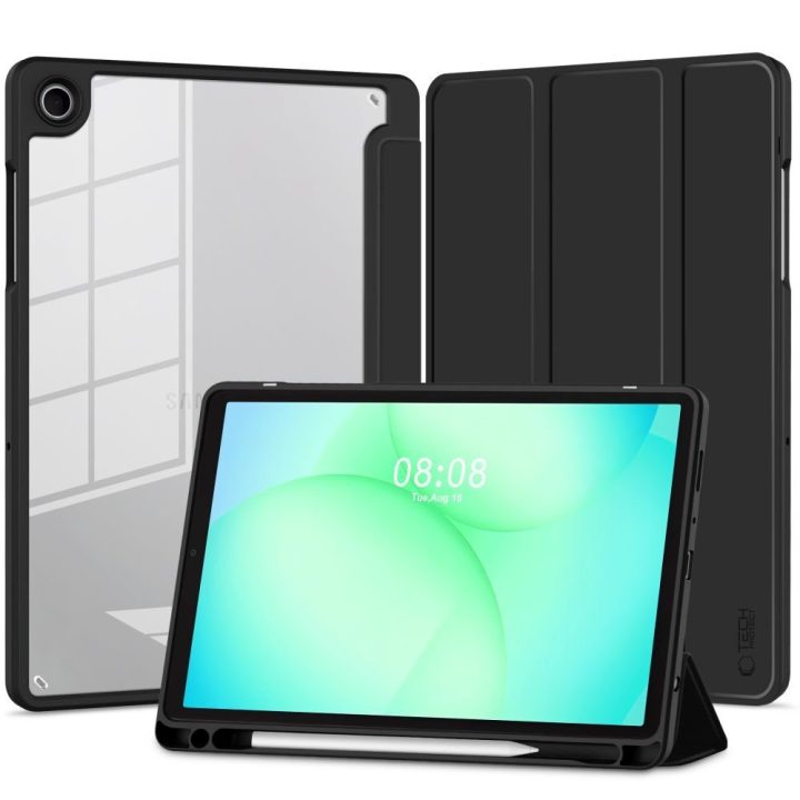 Samsung Galaxy Tab A9 / A11 8.7 dėklas juodas SC Pen Hybrid