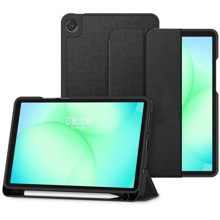 Dėklas planšetei Samsung Galaxy Tab A9 / A11 8.7 juodas SC Pen