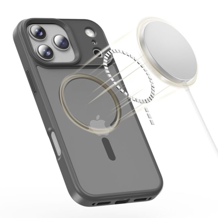 iPhone 17 Pro Max dėklas pilkas MagMat