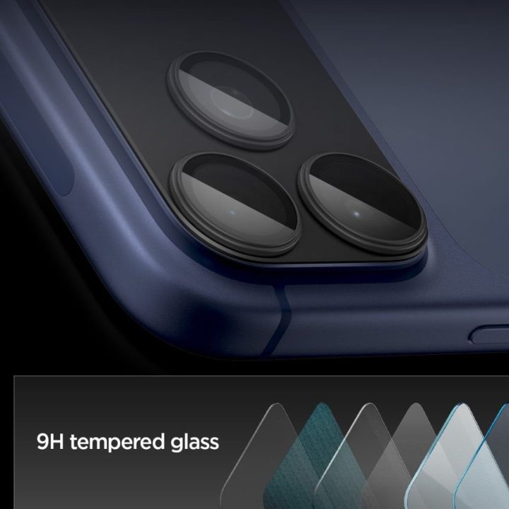 iPhone 17 Pro kameros stikliukas juodas Spigen