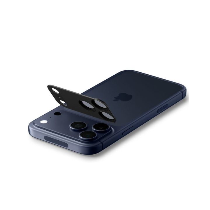 iPhone 17 Pro kameros stikliukas juodas Spigen