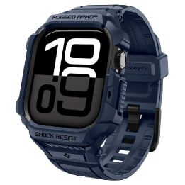 Dirželis Apple Watch 42 mm tamsiai mėlynas Spigen