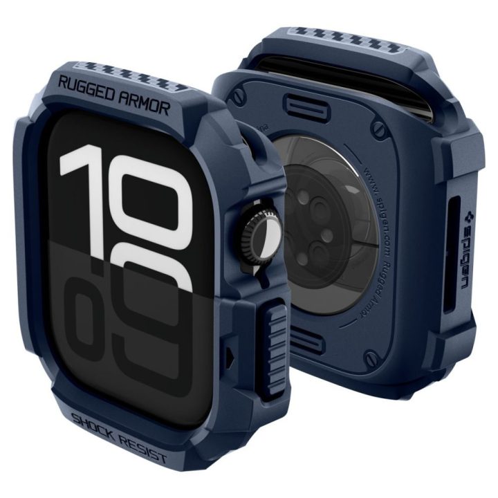 Apple Watch 42 mm dėklas tamsiai mėlynas Spigen
