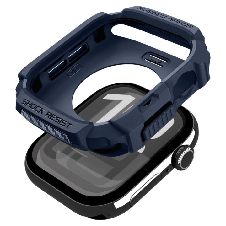 Apple Watch 42 mm dėklas tamsiai mėlynas Spigen