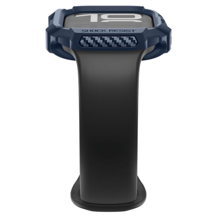 Apple Watch 42 mm dėklas tamsiai mėlynas Spigen