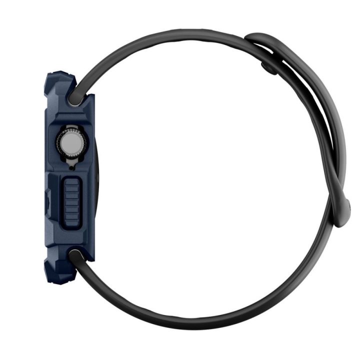 Apple Watch 42 mm dėklas tamsiai mėlynas Spigen