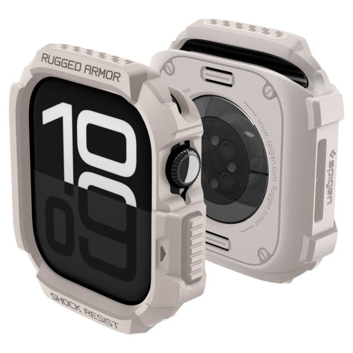 Apple Watch 42 mm dėklas smėlio spalvos Spigen
