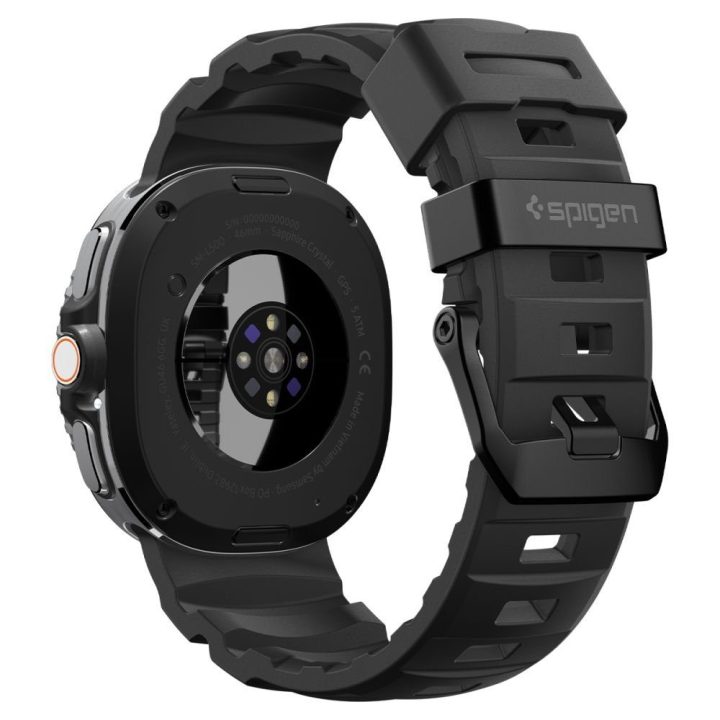 Dirželis Samsung Galaxy Watch 40/44/46 mm juodas Spigen