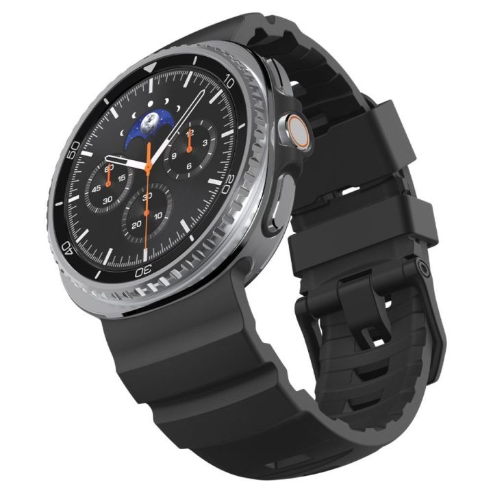 Dirželis Samsung Galaxy Watch 40/44/46 mm juodas Spigen