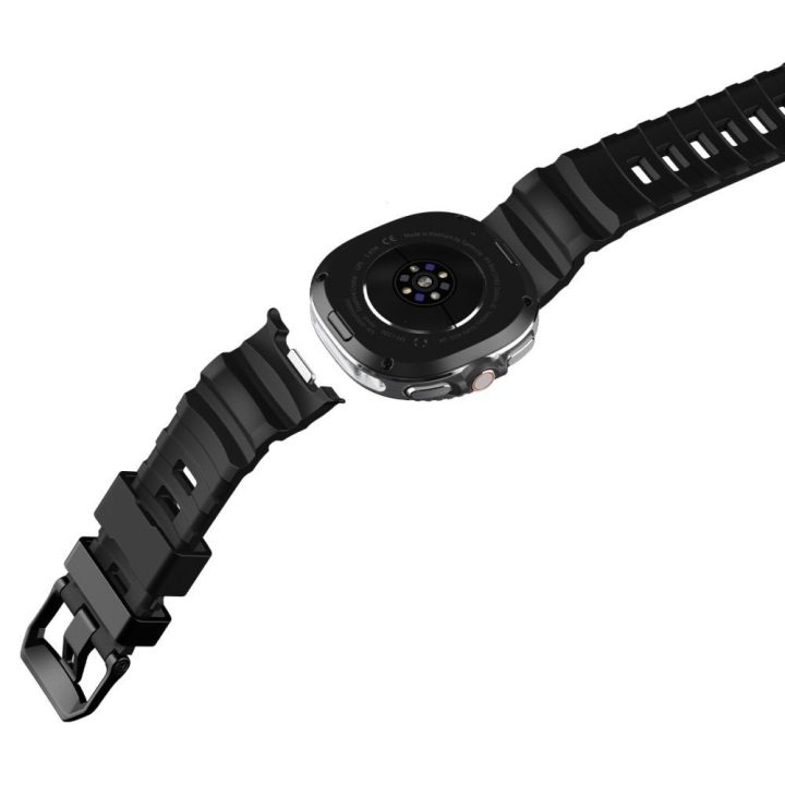 Dirželis Samsung Galaxy Watch 40/44/46 mm juodas Spigen