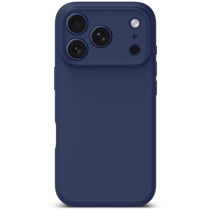 iPhone 17 Pro Max silikoninis dėklas su MagSafe tamsiai mėlynas