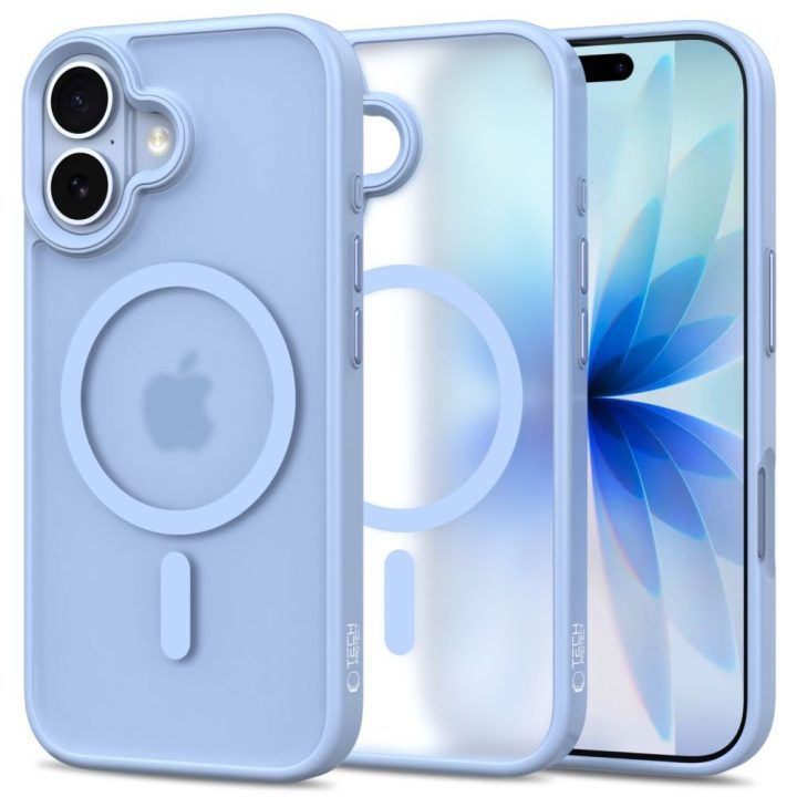 iPhone 17 telefono dėklas mėlynas MagMat