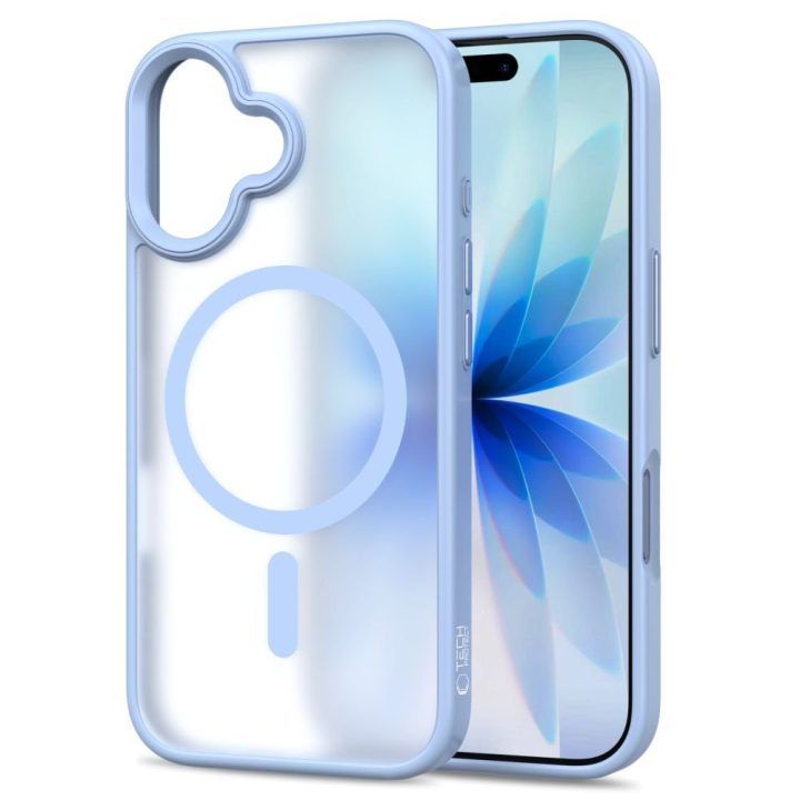 iPhone 17 telefono dėklas mėlynas MagMat