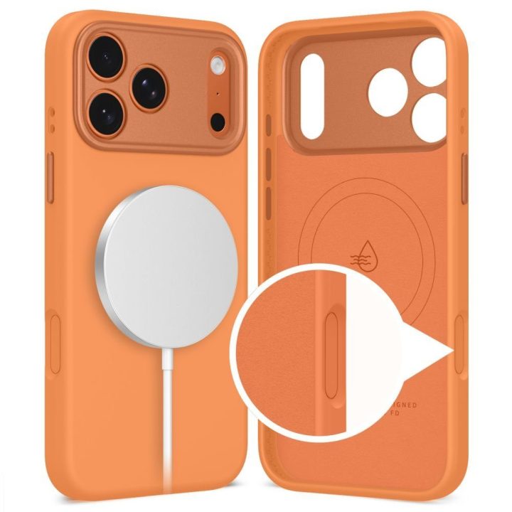 iPhone 17 Pro Max dėklas oranžinis Uniq
