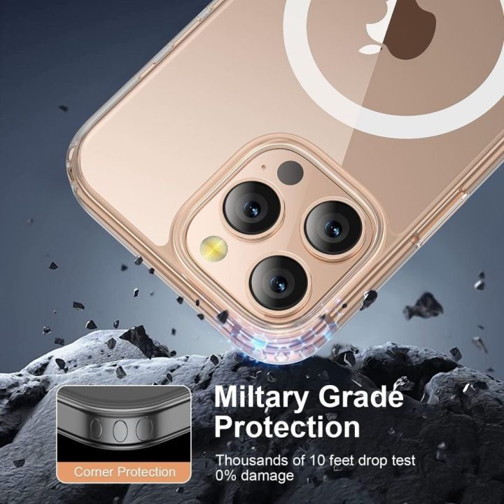 iPhone 16 Pro Max telefono dėklas skaidrus TP Flex